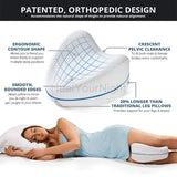 Orthopedisch Geheugenfoam Beenkussen - ComfortFoam