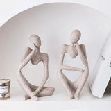 Minimalistische decoratie met abstract motief
