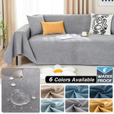 HomeGuard Sofa-Deken | Waterdicht & Krabvast | Stofbescherming & Allround Dekbed | Voor Sofa, Bed & Woonruimte