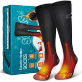 Verwarmde Sokken Thermavolt | 3 Verwarmingsstanden | Met Powerbank | Winter-Warmtesokken Unisex voor Buiten & Reizen