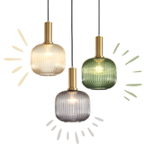 Retro Glas Hanglamp – ColorVibe