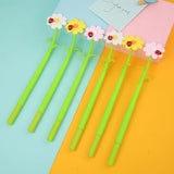 3x buigzame gelpennen in bloemenvorm | Pennen | Kawaii schrijfgerei voor kinderen of als prijsjes