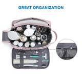 Kosmetixo Waterdichte Toilettas voor Dames & Heren | Lichtgewicht Cultuurzak in S/M/L | Reisaccessoires voor Verzorgingsproducten & Make-up | Unisex Reisorganizer