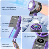 CoolityGo Handventilator met Ice-Cool-technologie | 100 snelheidstanden | 3600mAh accu | Opvouwbaar & ultralicht