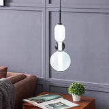 Hanglamp van gekandificeerd glas