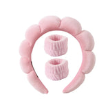 Plüsch Spa Hoofdband & Polsband Set - Fluffiea