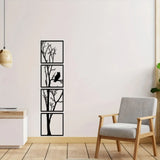 Wanddecoratie Boom en Uil - Minimalistisch en Stijlvol
