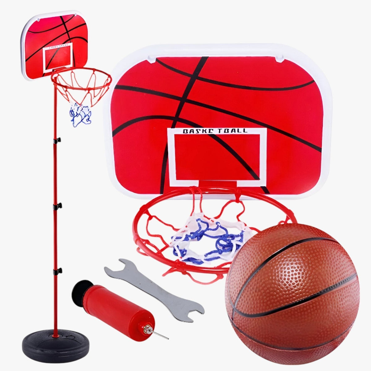 Verstelbare Kinder-Basketbalring – Speelplezier voor binnen & buiten