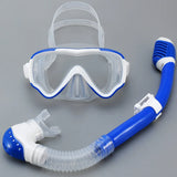 AquaJuni Kinder Duikmasker met Snorkel | Antivolg & Levensveilig | Gehard Glas & Silicoon | Voor Jongens & Meisjes 7–15 Jaar