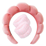Plüsch Spa Hoofdband & Polsband Set - Fluffiea