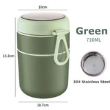 ThermoMea Thermobehälter RVS | 530 ml / 710 ml | Geïsoleerde Soep- & Lunchbeker | Lekvrij & Duurzaam
