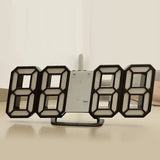 3D LED digitale klok Lichtgevende mode wandklok Multifunctionele creatieve USB-stekker