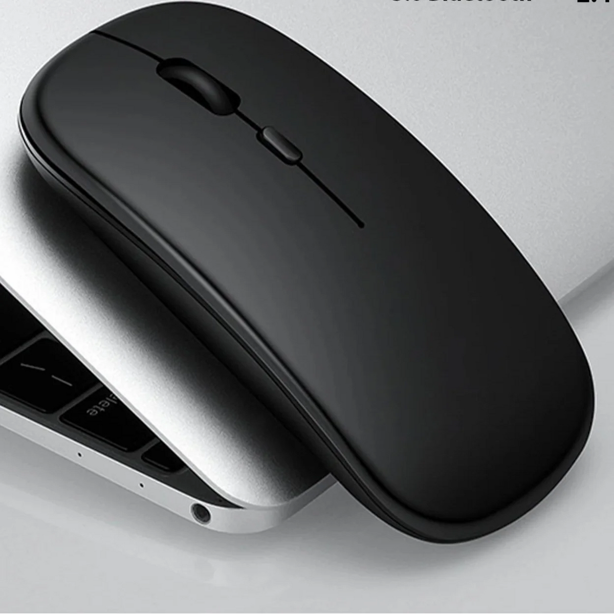 ClickPro Draadloze Gaming Muis Oplaadbaar Ergonomisch Stil Design | Gaming Muis | Draadloze Muis voor Laptop, PC, iPad & Tablets