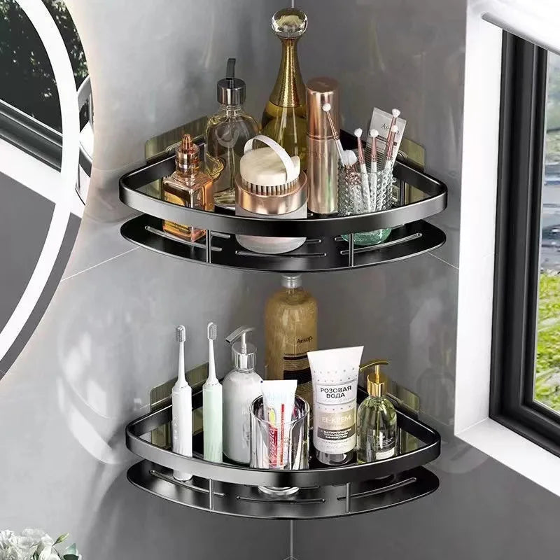 ShampooHoek | Aluminium Badkamer Wandrek