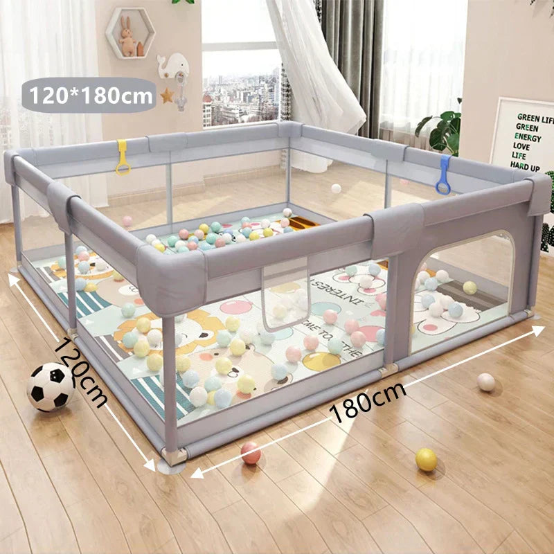 Complete Baby Speelomgeving – Stimuleer Creativiteit en Motoriek met Veilige Speelelementen