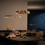 Moderne LED-hanglamp in ringvorm – elegante ronde plafondlamp