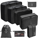 PackWunder Reisorganizerset 7/8/9/10-delig | Vouwbare koffer-organizer | Voor kleding, schoenen & accessoires