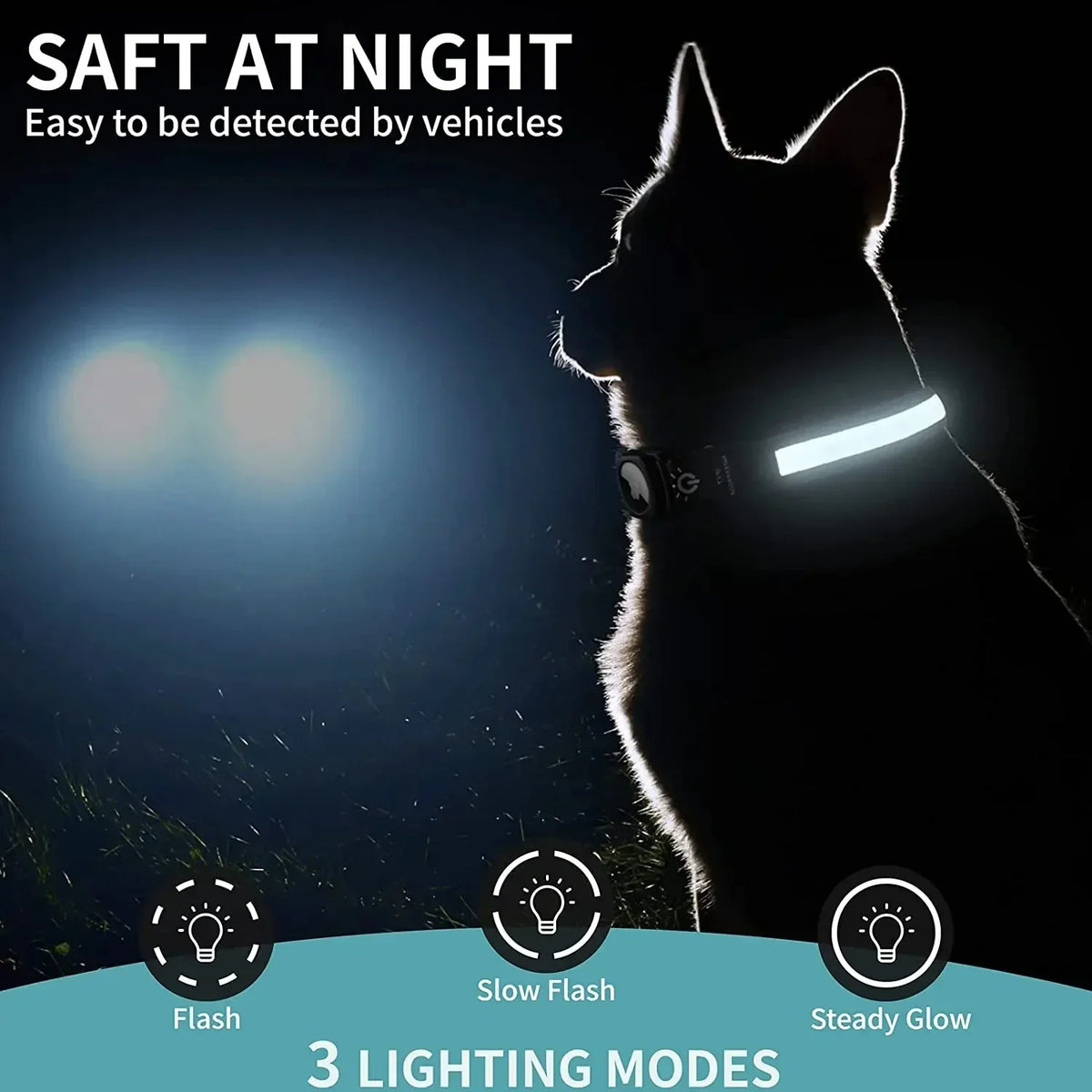 GlowTrack - GPS LED Halsband
