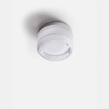 Nomeva | Moderne wandlamp met kuiltjestextuur | Hoogwaardig metaal | Energiezuinige LED | Verkrijgbaar in Amber, Rook, Wit | Eenvoudige installatie | 13,7x7 cm | Voor woonkamer, slaapkamer, gang