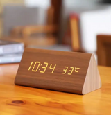 TimberLite | Minimalistisch LED-houten klok met stijl