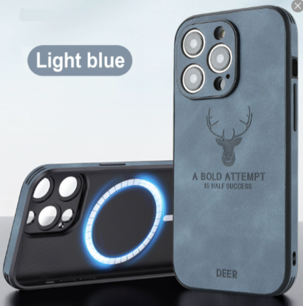 Luxe Hertenleren iPhone Hoes - Veltro