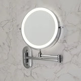 Wandspiegel met LED-verlichting en vergroting