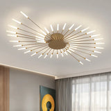 Moderne LED plafondlamp - minimalistisch ontwerp in zonnestraalstijl