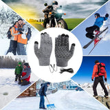 Verwarmbare Handschoenen FROSTIQ | USB-opladen | Touchscreen & Anti-slip | Winter Thermo-handschoenen voor Buiten & Fietsen