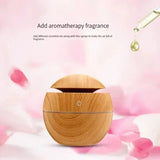 AeroMist Luchtbevochtiger 130 ml | Fluisterstil <35 dB | USB-aangedreven & LED-licht | Met Aroma-olie-functie