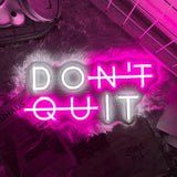 Inspirerende Neon Sign - "GEEN OPGEVEN" Verlichting