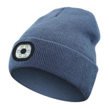Unisex 3-in-1 Bluetooth-muts - 6 LED, USB oplaadbaar met koptelefoon voor wintergebruik