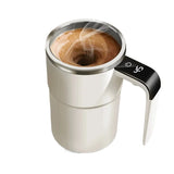 Zelfroerende Mok met LCD & USB | Automatische Beker voor Koffie en Meer | RoerMeester