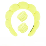 Plüsch Spa Hoofdband & Polsband Set - Fluffiea