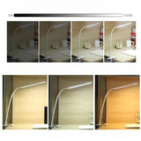 LED-Klemlicht LumaFlex | 3 Lichtkleuren & 10 Helderheidsniveaus | USB-voeding | Flexibele Zwanenhals | Oogvriendelijk & Dimbaar
