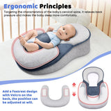 NestleNap Baby Kussen – Ergonomisch Kussen voor Veilige Babyslaap