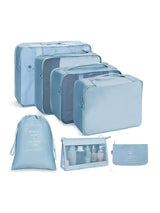 PackWunder Reisorganizerset 7/8/9/10-delig | Vouwbare koffer-organizer | Voor kleding, schoenen & accessoires