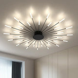 Moderne LED plafondlamp - minimalistisch ontwerp in zonnestraalstijl