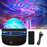 Polariva Noorderlichtprojector | Muzieksynchronisatie & Afstandsbediening | RGB Sfeerverlichting | USB Opladen | 7,8×7,8×8,7 cm