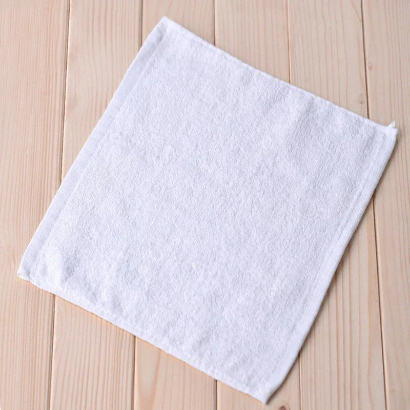 10 Stuks Witte Zachte Katoenen Gezicht Handdoek Hotel