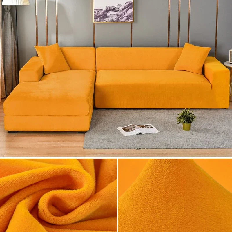 Stretch Velours Sofabekleding met luxe afwerking – Sofina