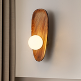 Natuurlijke Houten Wandlamp – Een Mix van Rustieke Charme & Moderne Eenvoud