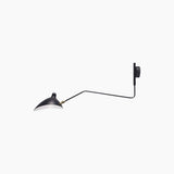 Serge Mouille Eén-Arms Wandlamp – Iconisch Ontwerp uit de Jaren '50 met Verstelbare Arm