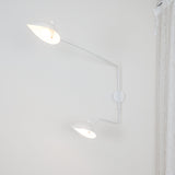 Serge Mouille Eén-Arms Wandlamp – Iconisch Ontwerp uit de Jaren '50 met Verstelbare Arm