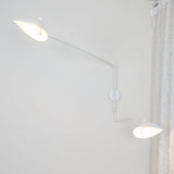 Serge Mouille Eén-Arms Wandlamp – Iconisch Ontwerp uit de Jaren '50 met Verstelbare Arm