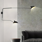 Serge Mouille Eén-Arms Wandlamp – Iconisch Ontwerp uit de Jaren '50 met Verstelbare Arm