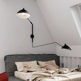 Serge Mouille Eén-Arms Wandlamp – Iconisch Ontwerp uit de Jaren '50 met Verstelbare Arm