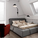 Serge Mouille Eén-Arms Wandlamp – Iconisch Ontwerp uit de Jaren '50 met Verstelbare Arm