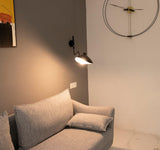 Serge Mouille Eén-Arms Wandlamp – Iconisch Ontwerp uit de Jaren '50 met Verstelbare Arm