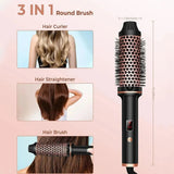Stylique 3-in-1 Ionen-Haarstylers & Krultang | Steilen, Golven, Volume | Anti-verbrandborstel
