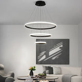 Designer LED hanglamp kroonluchter – moderne 3D ringvorm